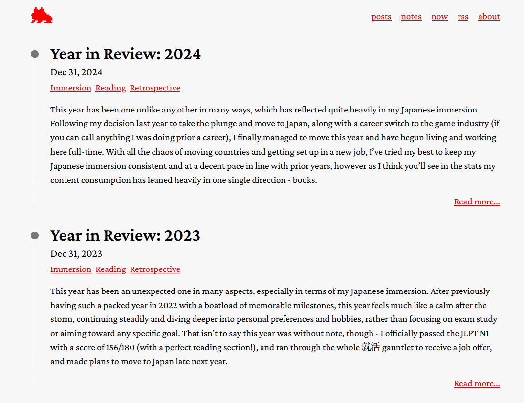 Redesigned List Page